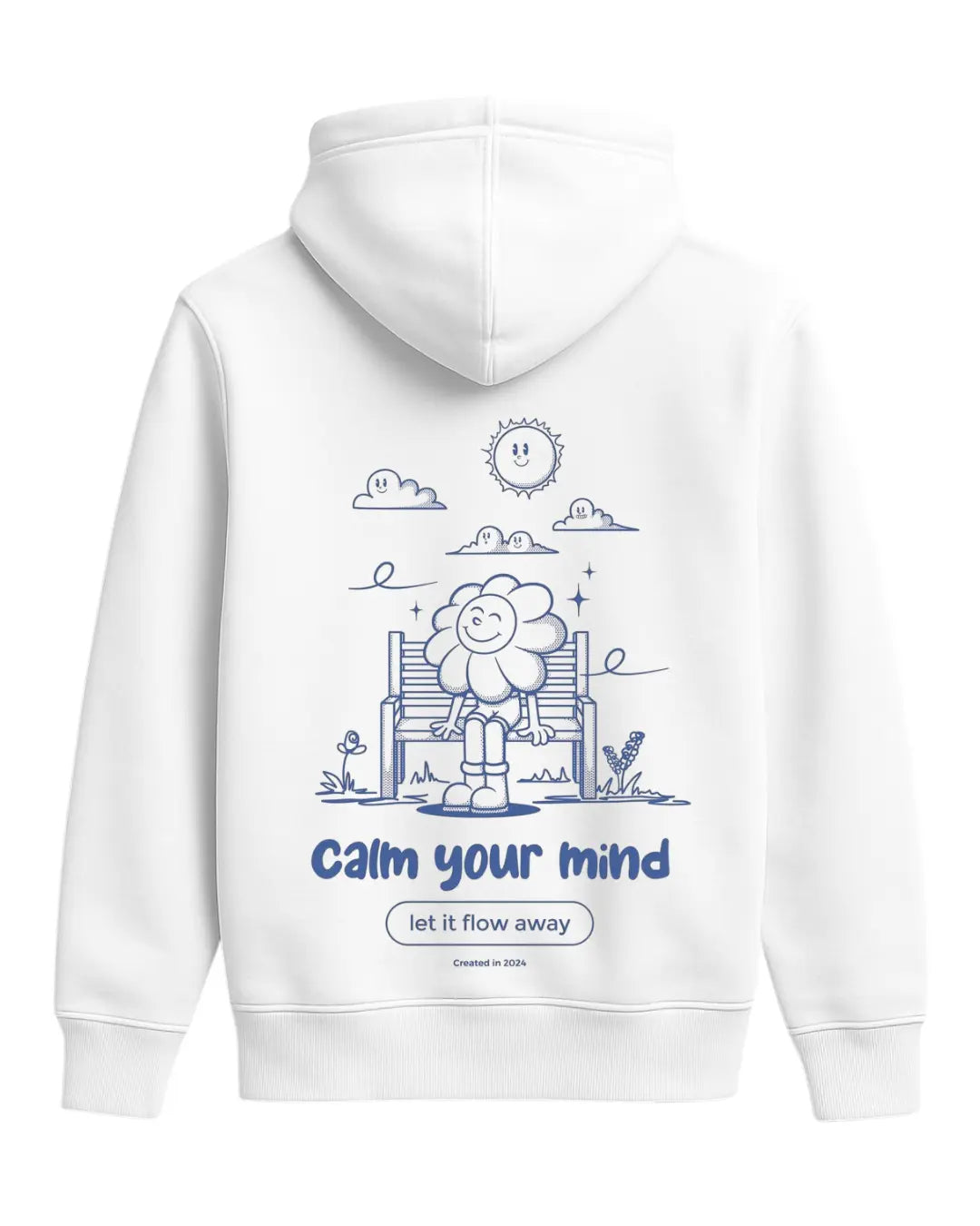 Calm Your Mind Oversize Hoodie Lorinfo