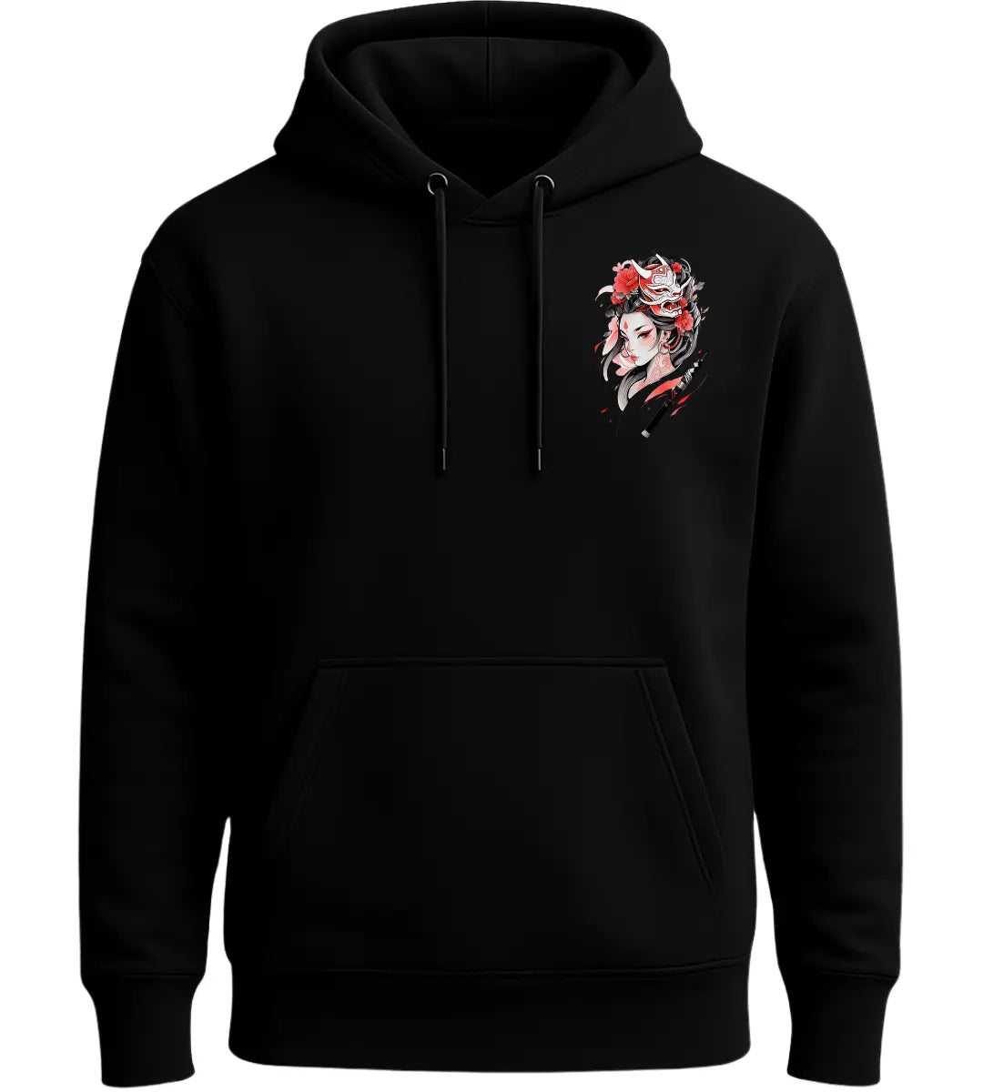 Geisha Warrior Hoodie Lorinfo