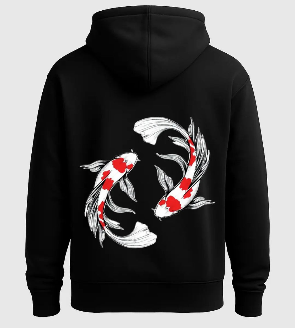 Koi Harmony Duo Hoodie Lorinfo