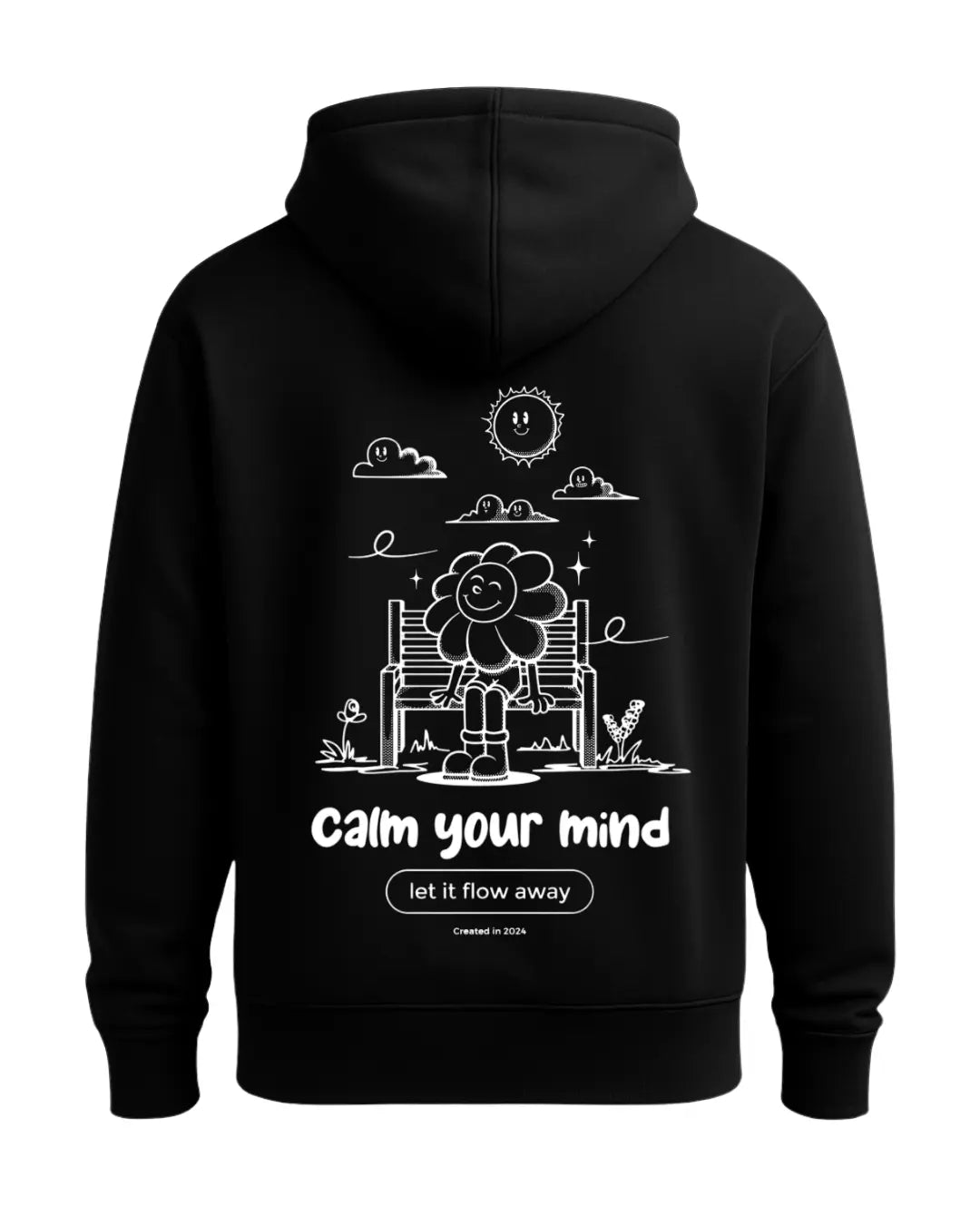 Calm Your Mind Oversize Hoodie Lorinfo