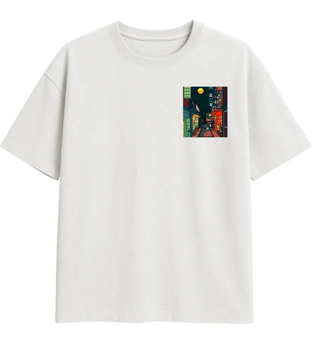 Neon Alley Oversize T-Shirt Lorinfo