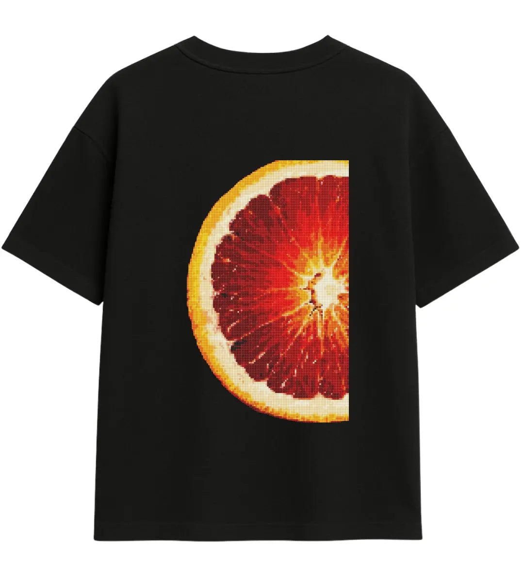 Pixel Citrus Oversize T-Shirt Lorinfo