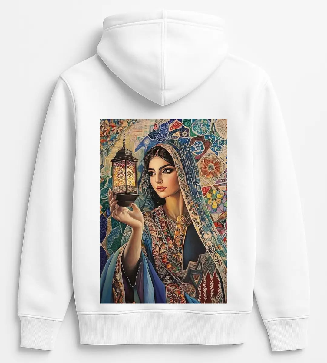 Ethnic Girl Hoodie Lorinfo