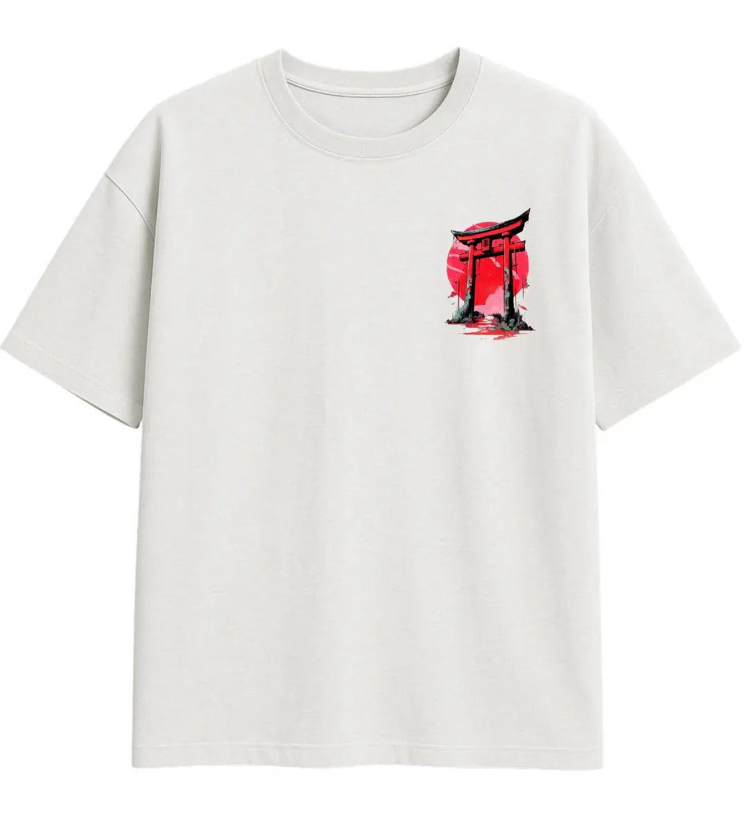 Torii Sunset Oversize T-Shirt Lorinfo