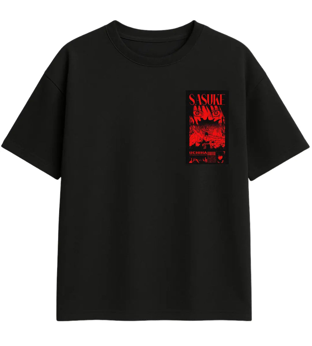Sasuke Uchiha Oversize T-Shirt Lorinfo