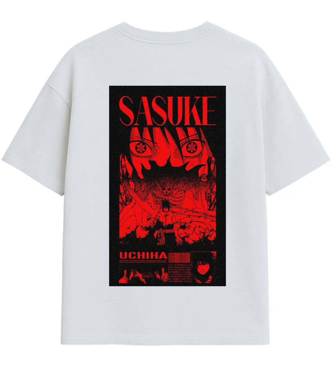 Sasuke Uchiha Oversize T-Shirt Lorinfo
