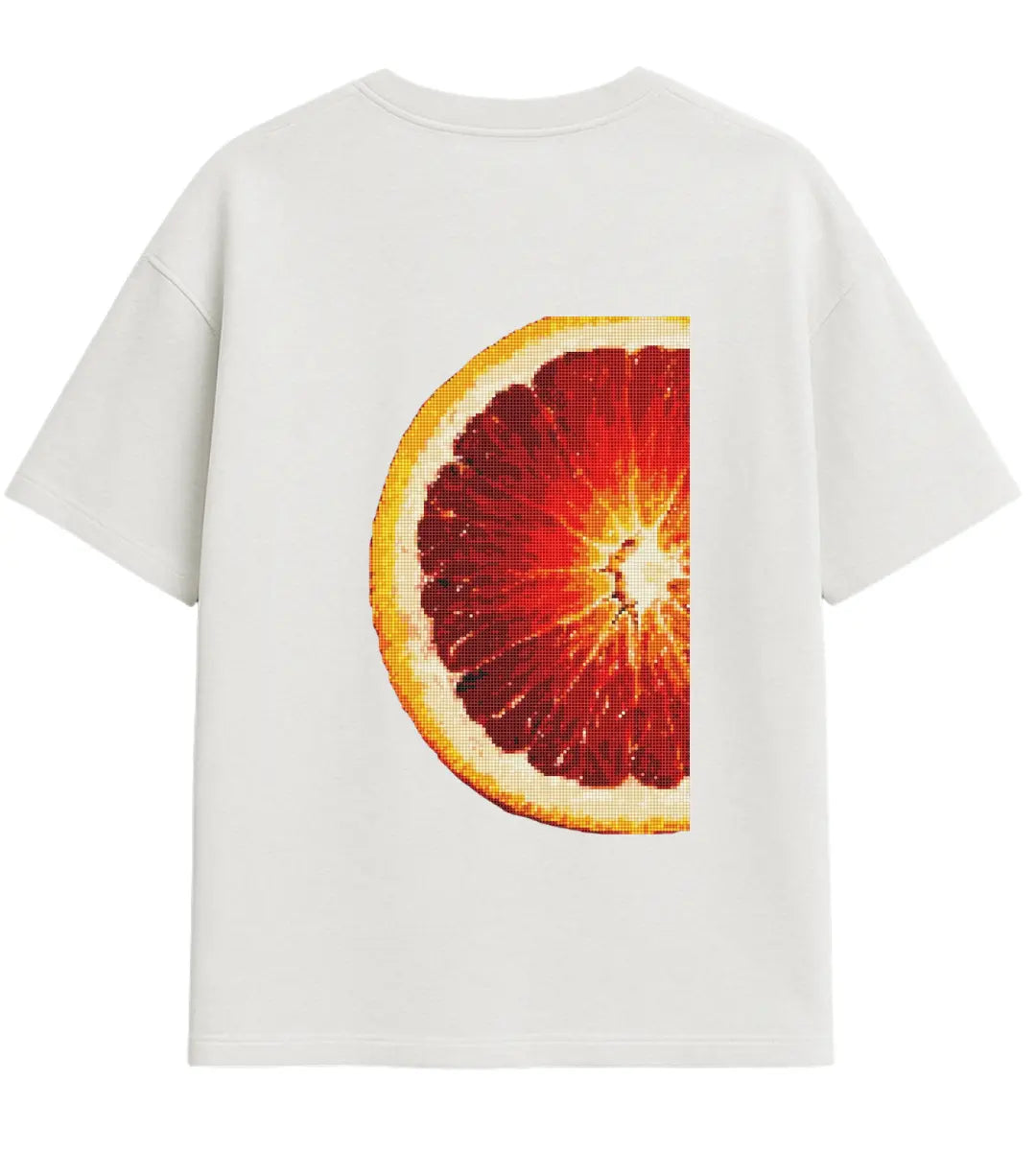 Pixel Citrus Oversize T-Shirt Lorinfo
