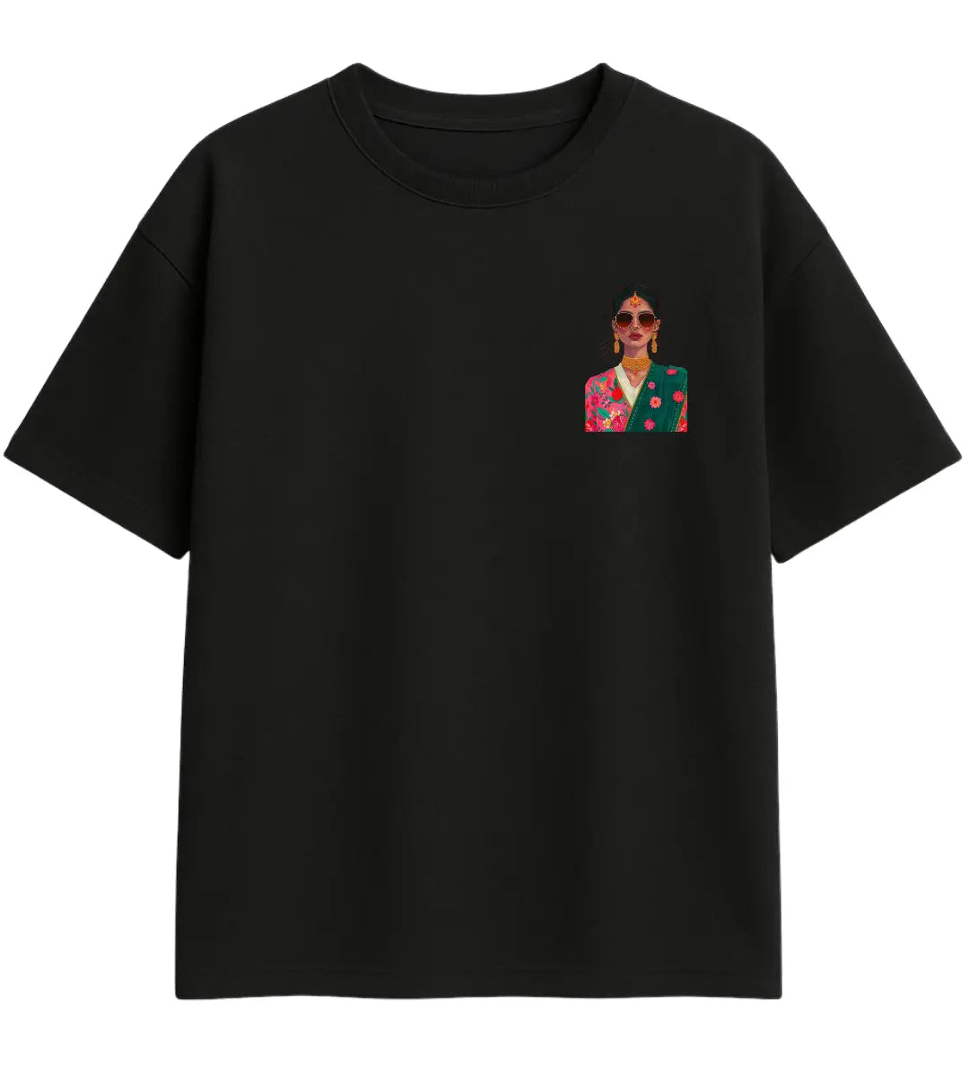 Desi Queen Oversize T-Shirt Lorinfo