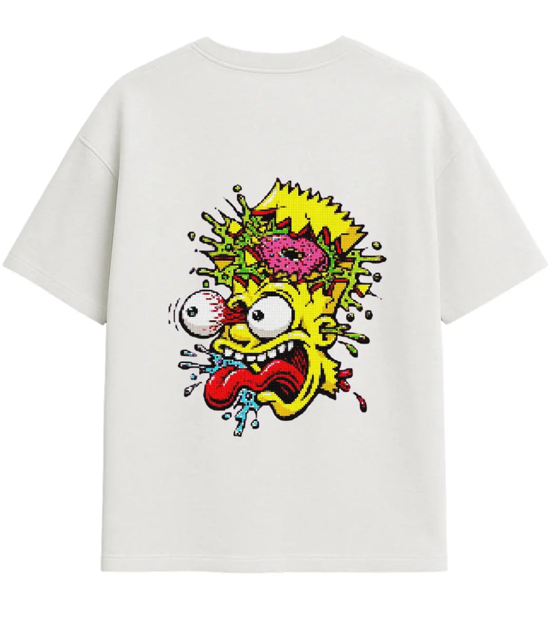 Psycho Bart Oversize T-Shirt Lorinfo