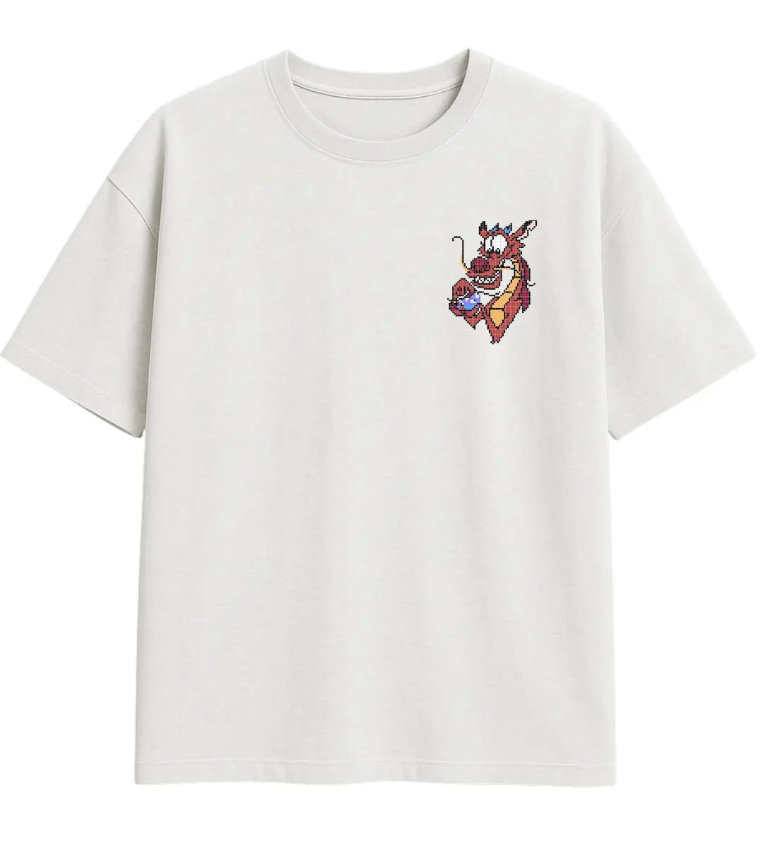 Pixel Dragon Oversize T-Shirt Lorinfo