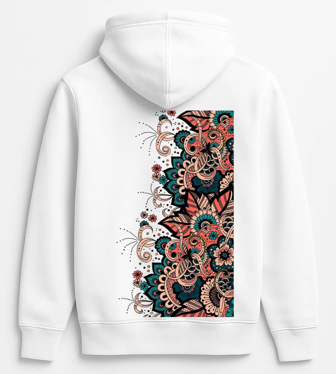 Mandala Garden Hoodie Lorinfo