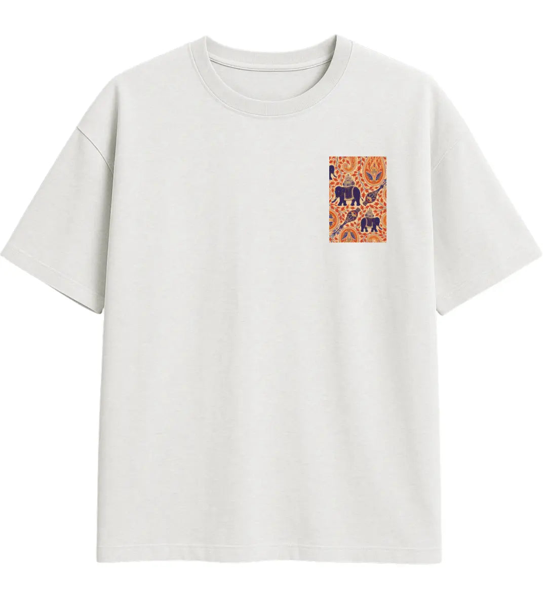 Royal Elephant Path Oversize T-Shirt Lorinfo