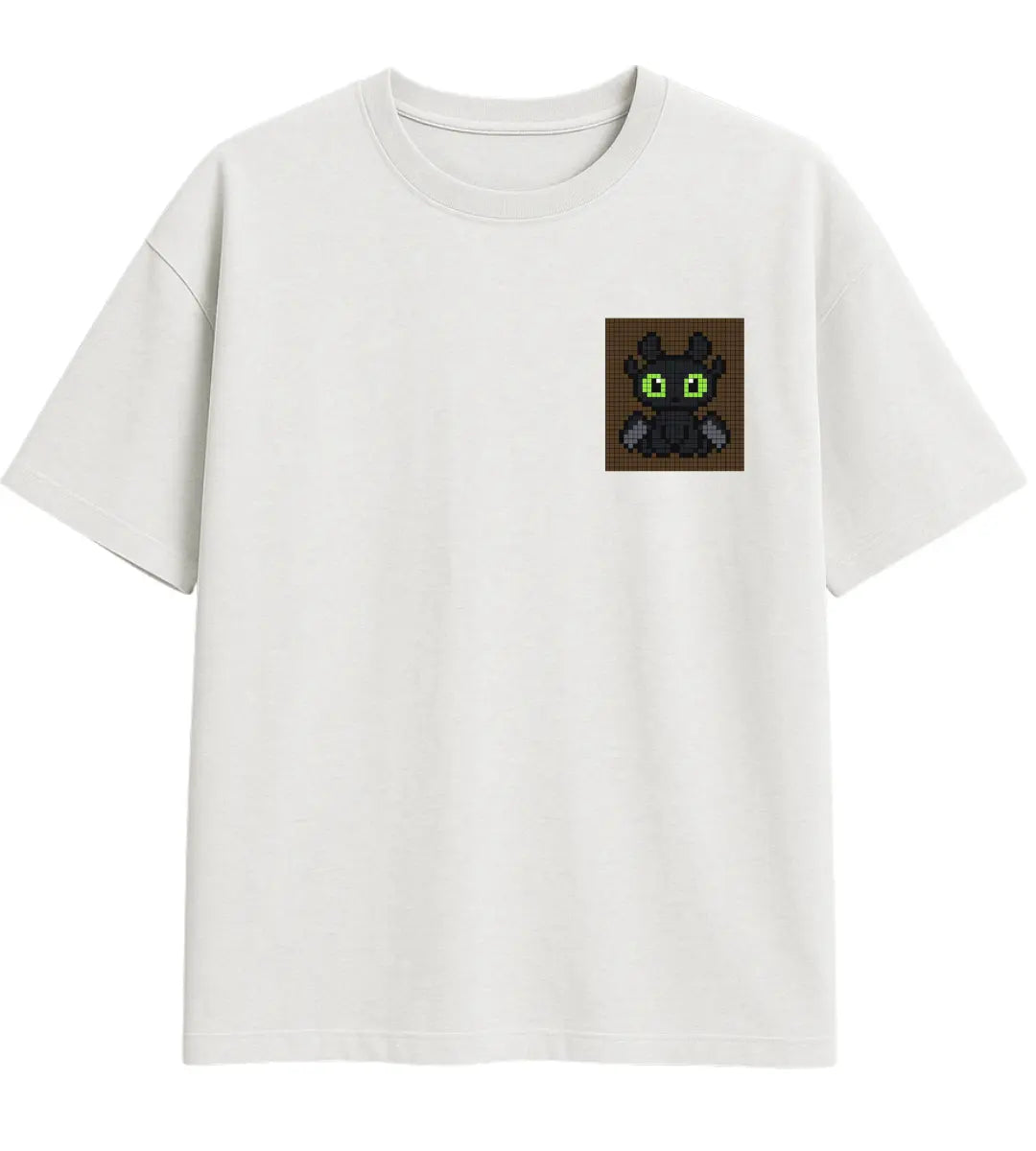 Baby Pixel Dragon Oversize T-Shirt Lorinfo