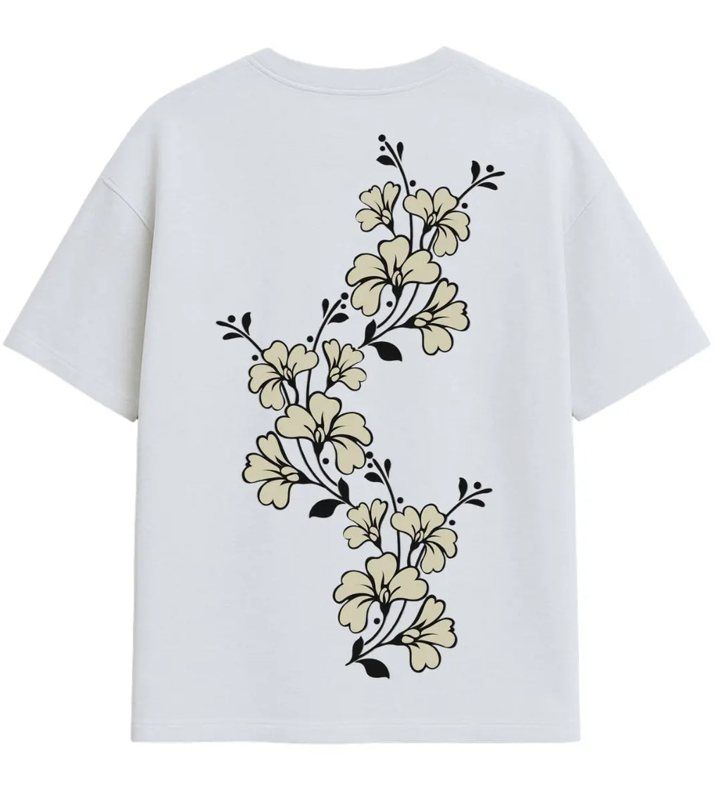 Flower Oversize T-Shirt Lorinfo