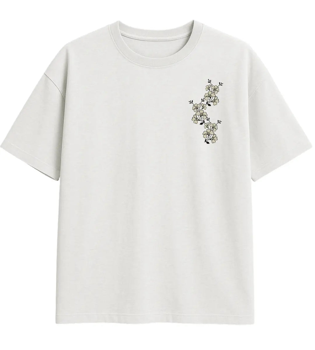 Flower Oversize T-Shirt Lorinfo