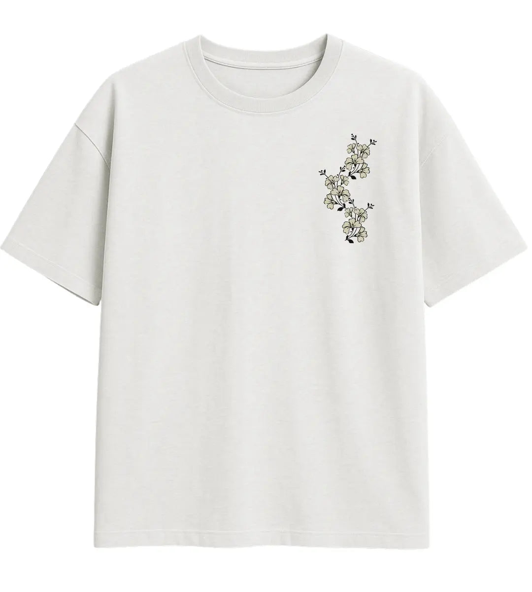 Flower Oversize T-Shirt Lorinfo