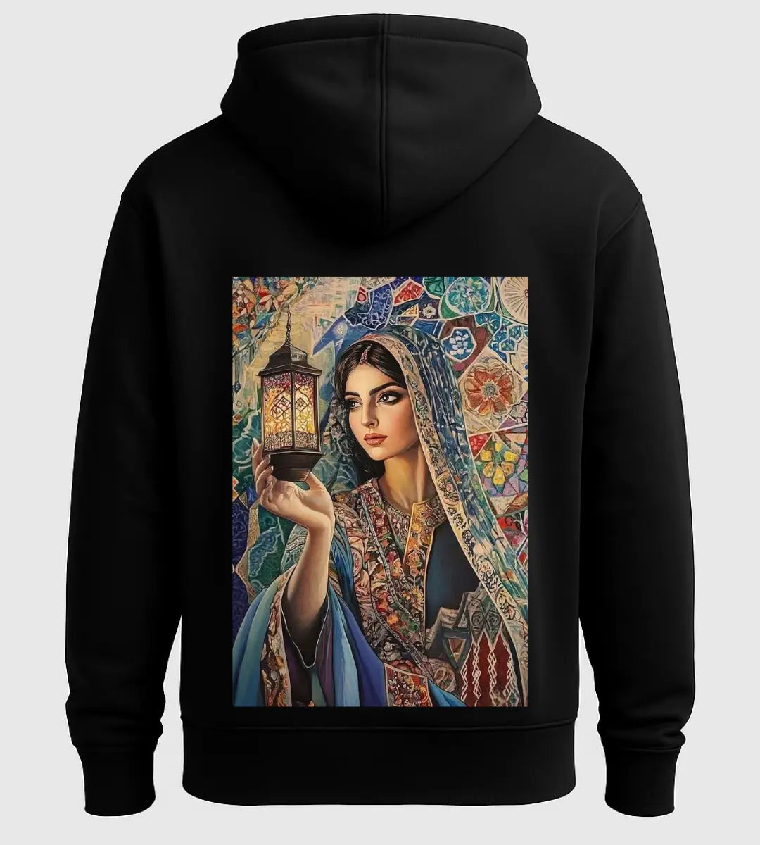 Ethnic Girl Hoodie Lorinfo