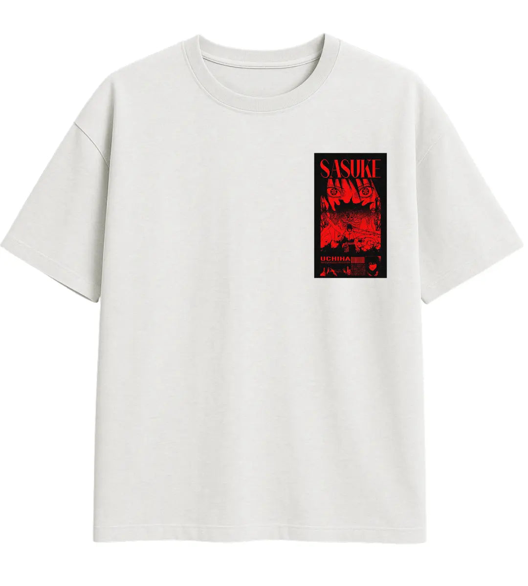 Sasuke Uchiha Oversize T-Shirt Lorinfo