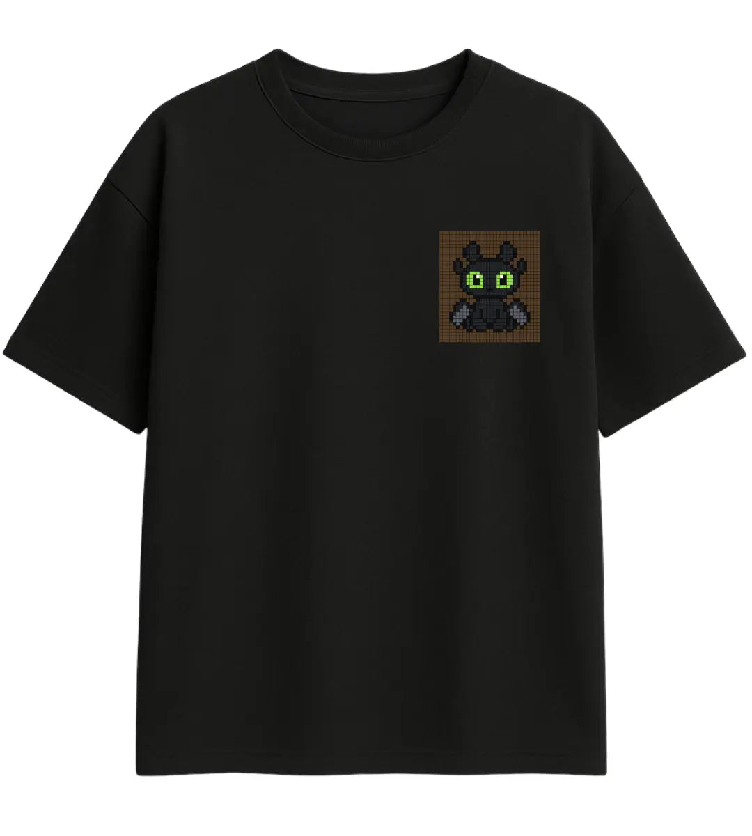 Baby Pixel Dragon Oversize T-Shirt Lorinfo
