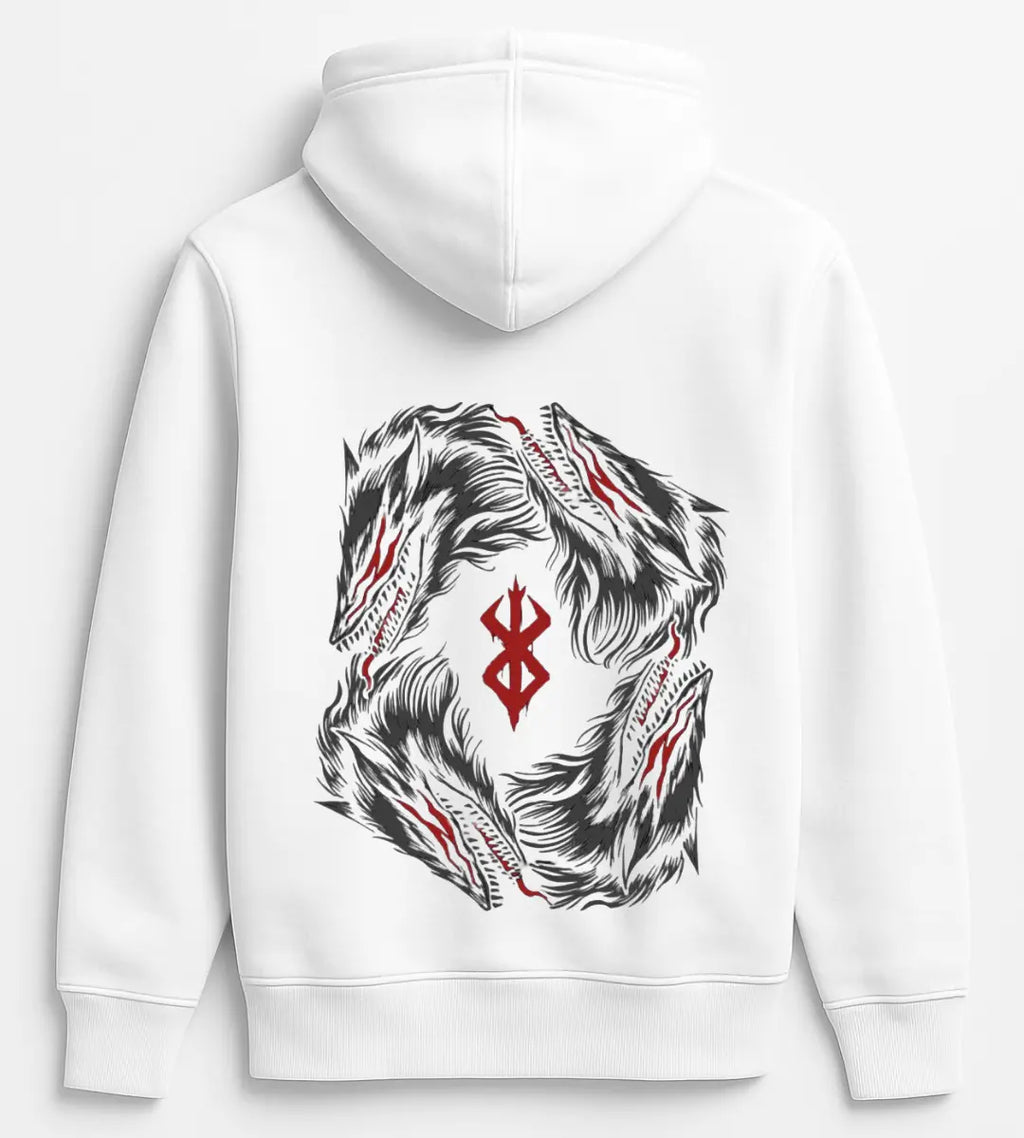 Wolf Rune Hoodie Lorinfo