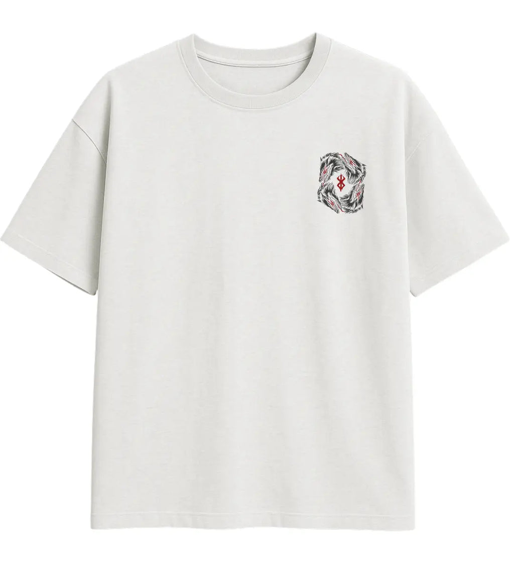 Wolf Rune Oversize T-Shirt Lorinfo