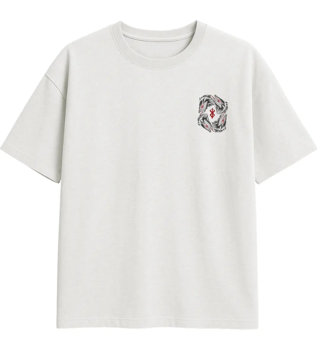 Wolf Rune Oversize T-Shirt Lorinfo