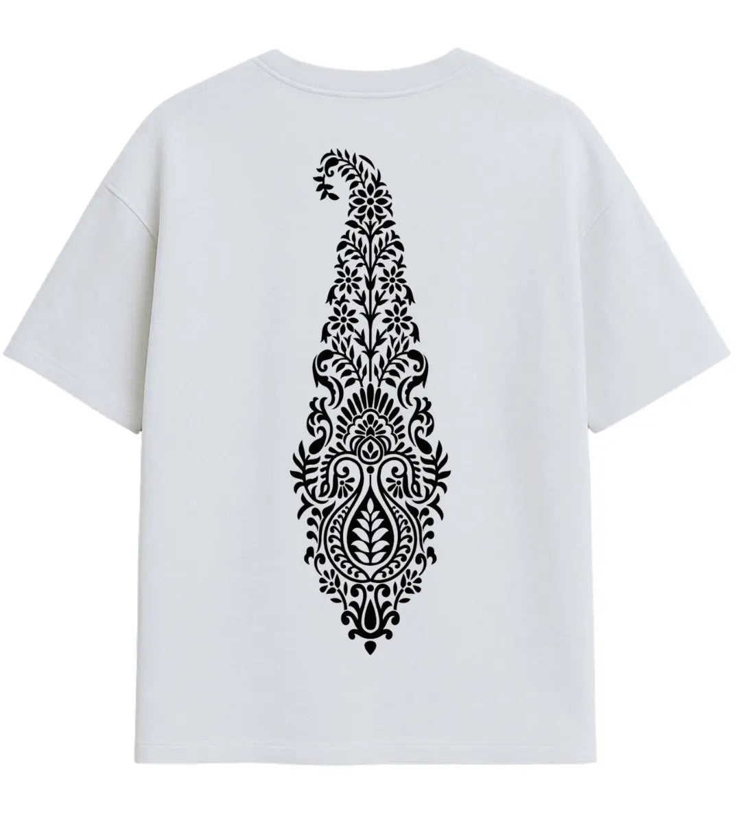 Paşa Deseni Oversize T-Shirt Lorinfo
