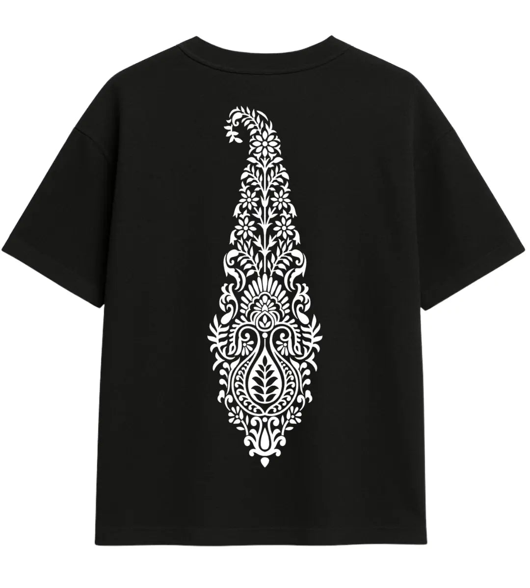 Paşa Deseni Oversize T-Shirt Lorinfo