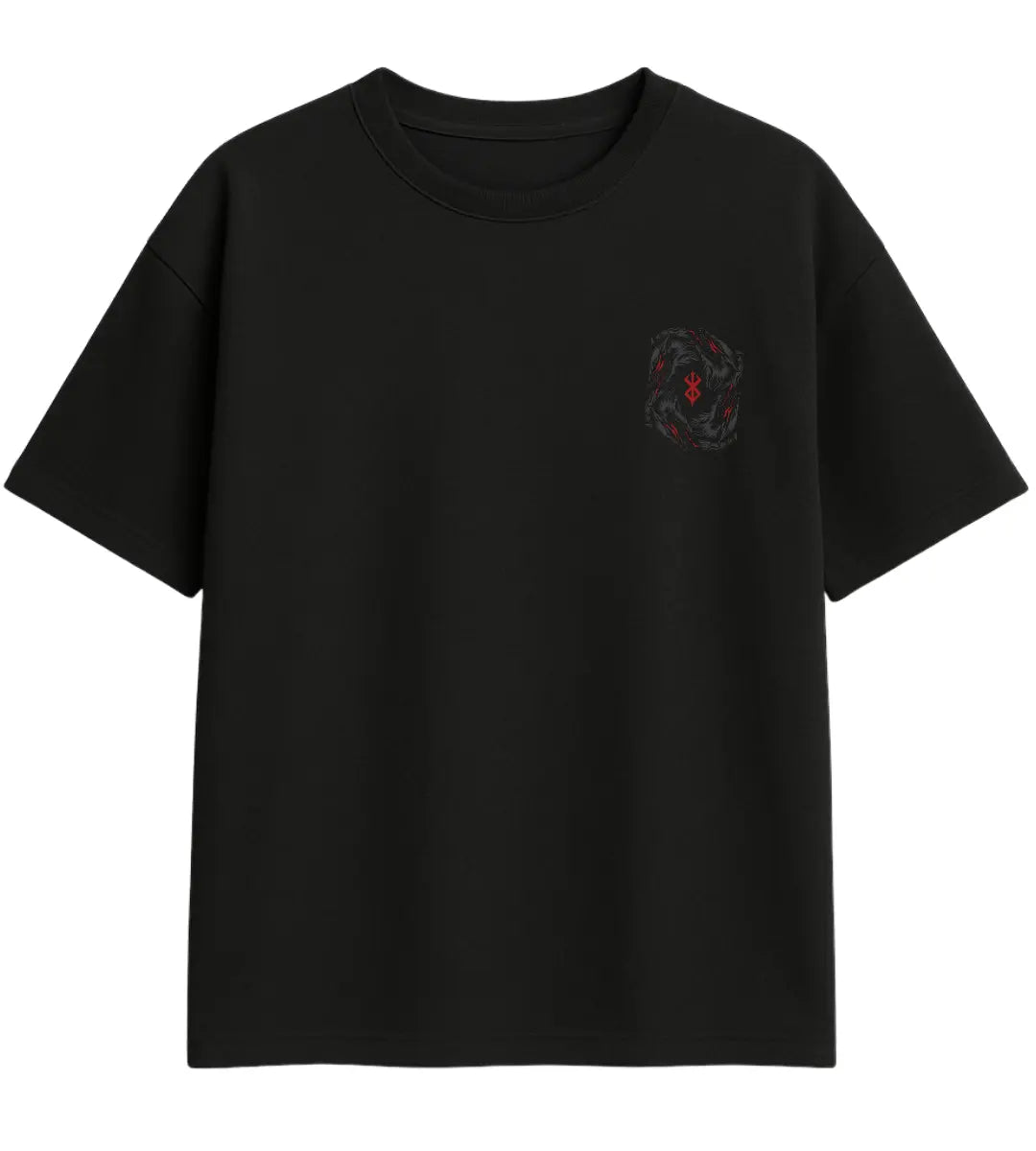 Wolf Rune Oversize T-Shirt Lorinfo