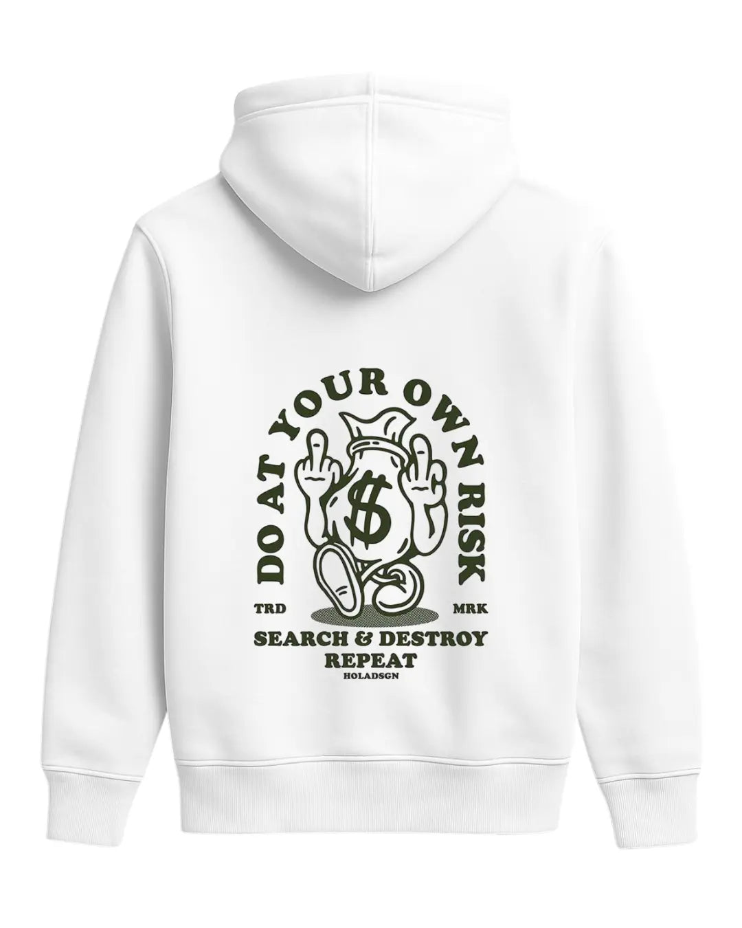 Do At Your Own Risk Oversize Hoodie Lorinfo