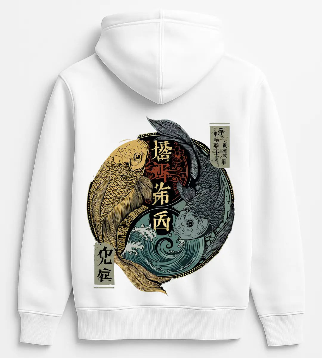Altın & Gece Koi Hoodie Lorinfo