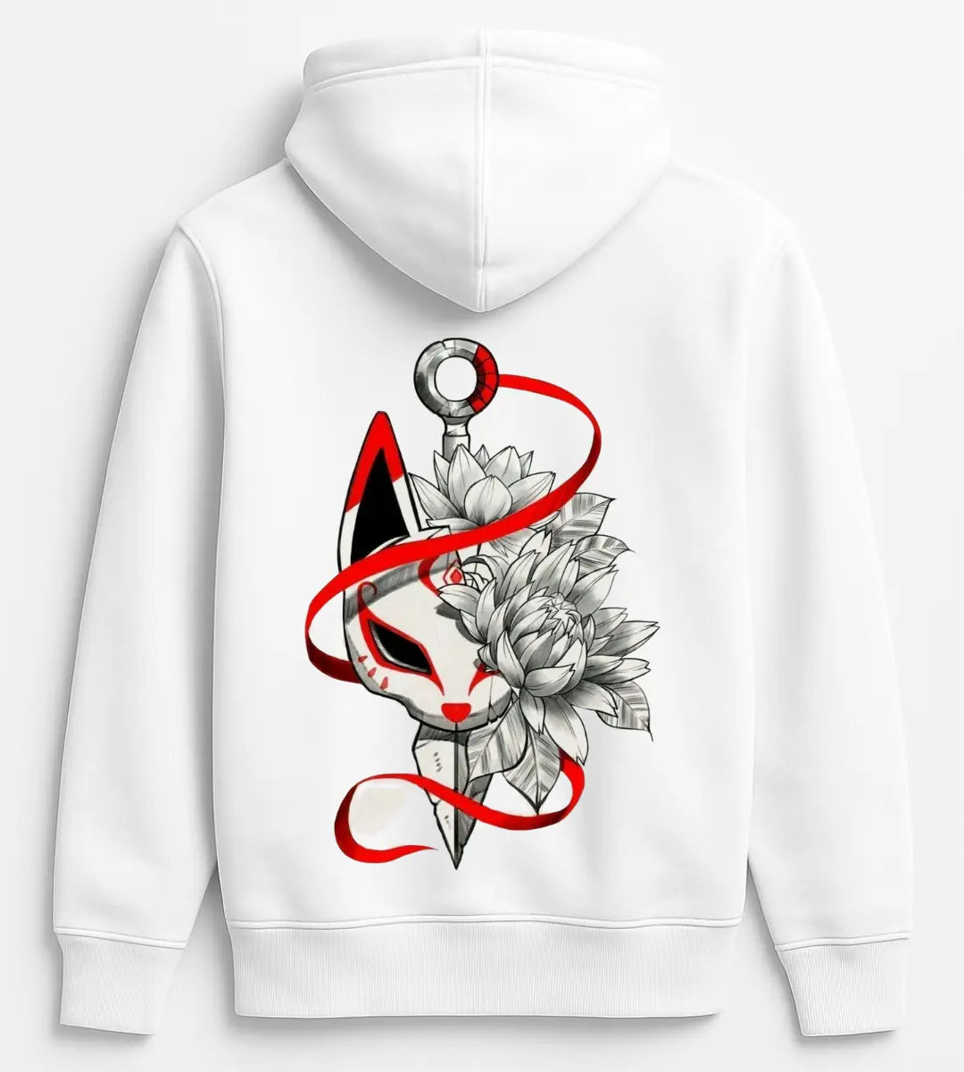 Kitsune’nin Çiçeği Hoodie Lorinfo