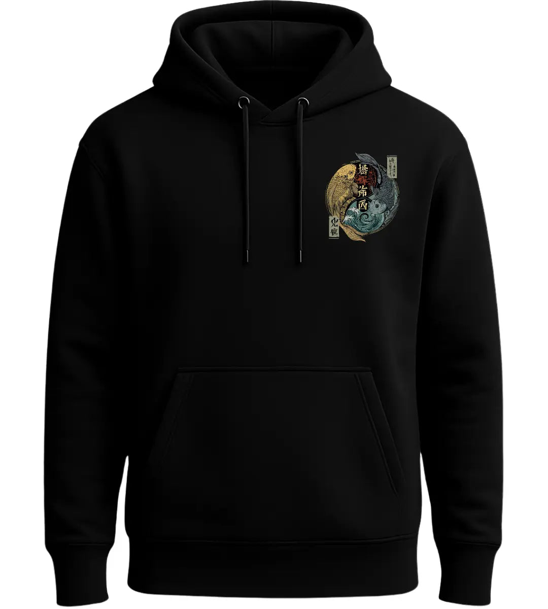 Altın & Gece Koi Hoodie Lorinfo