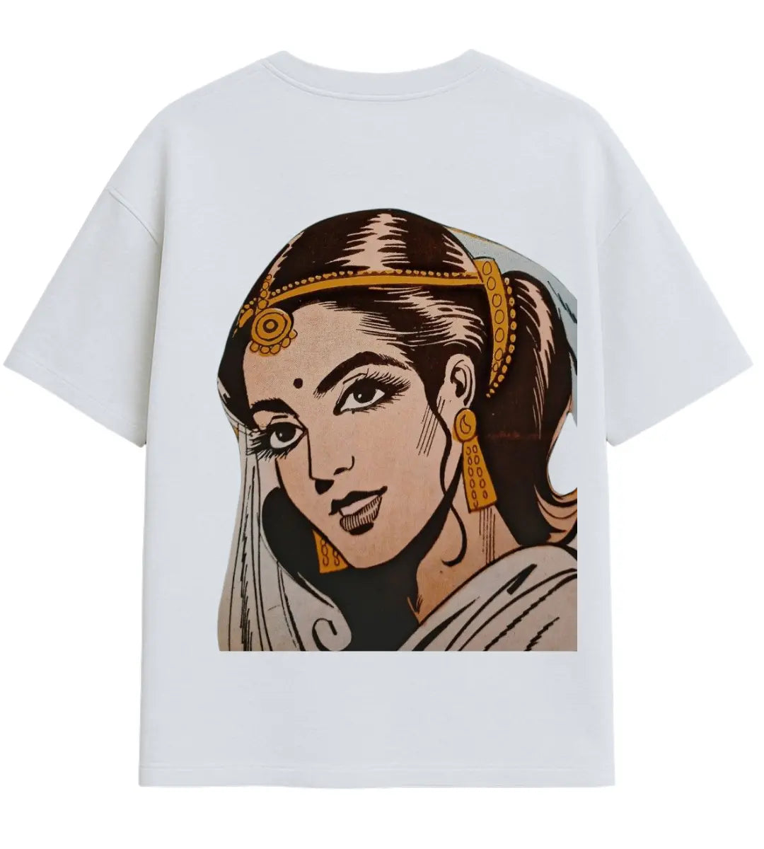 Retro Beauty Oversize T-Shirt Lorinfo