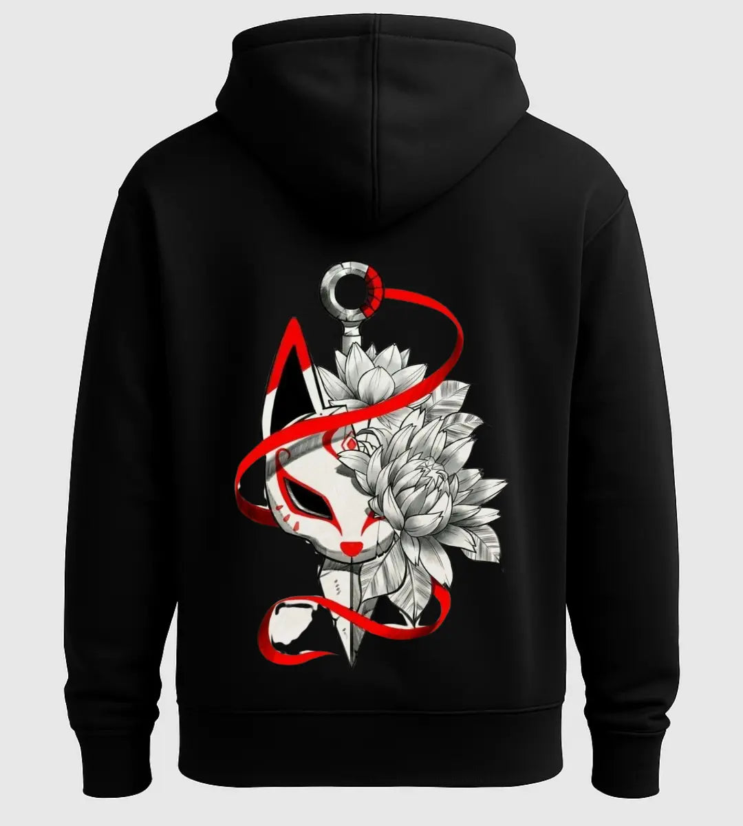 Kitsune’nin Çiçeği Hoodie Lorinfo