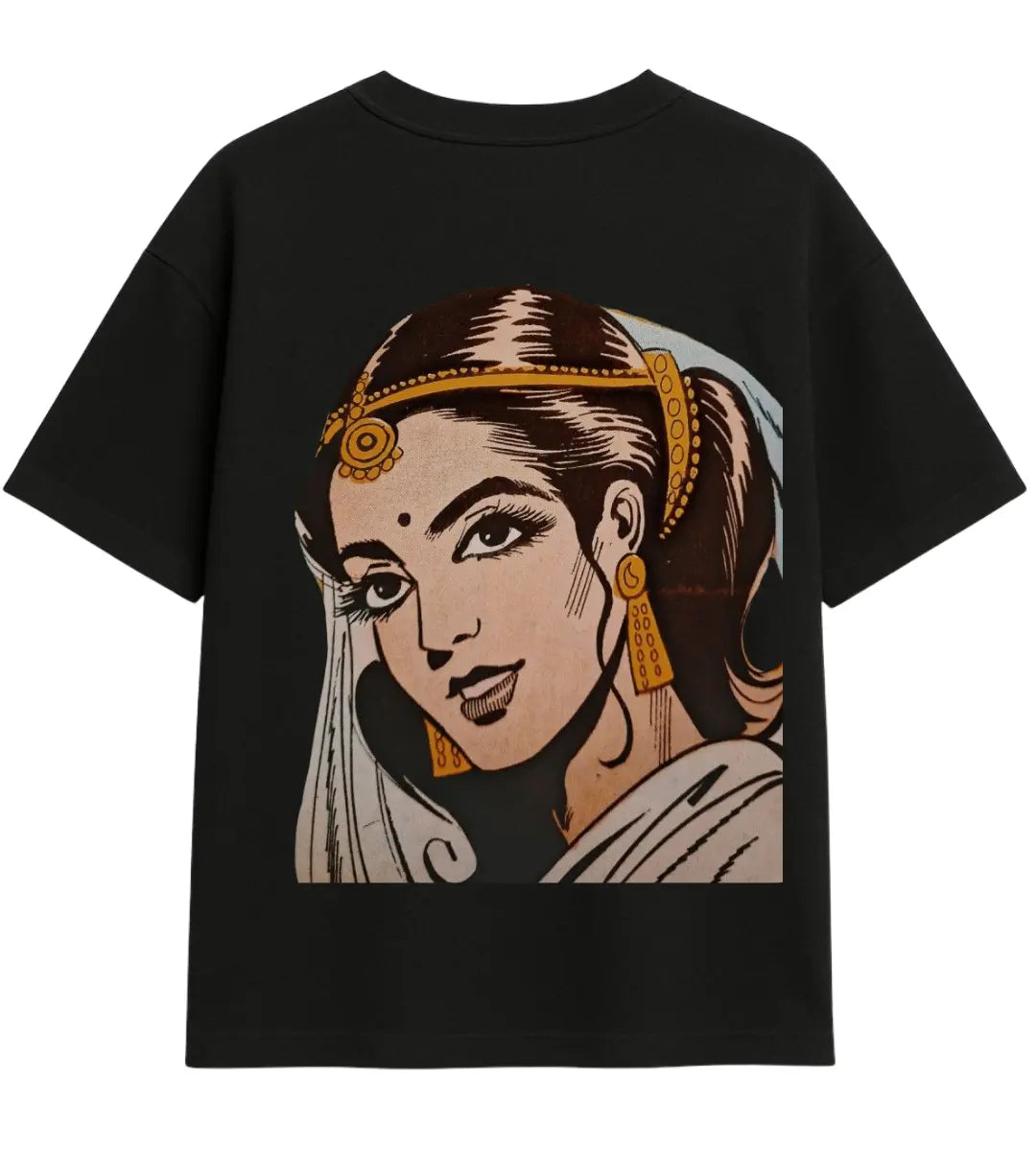 Retro Beauty Oversize T-Shirt Lorinfo