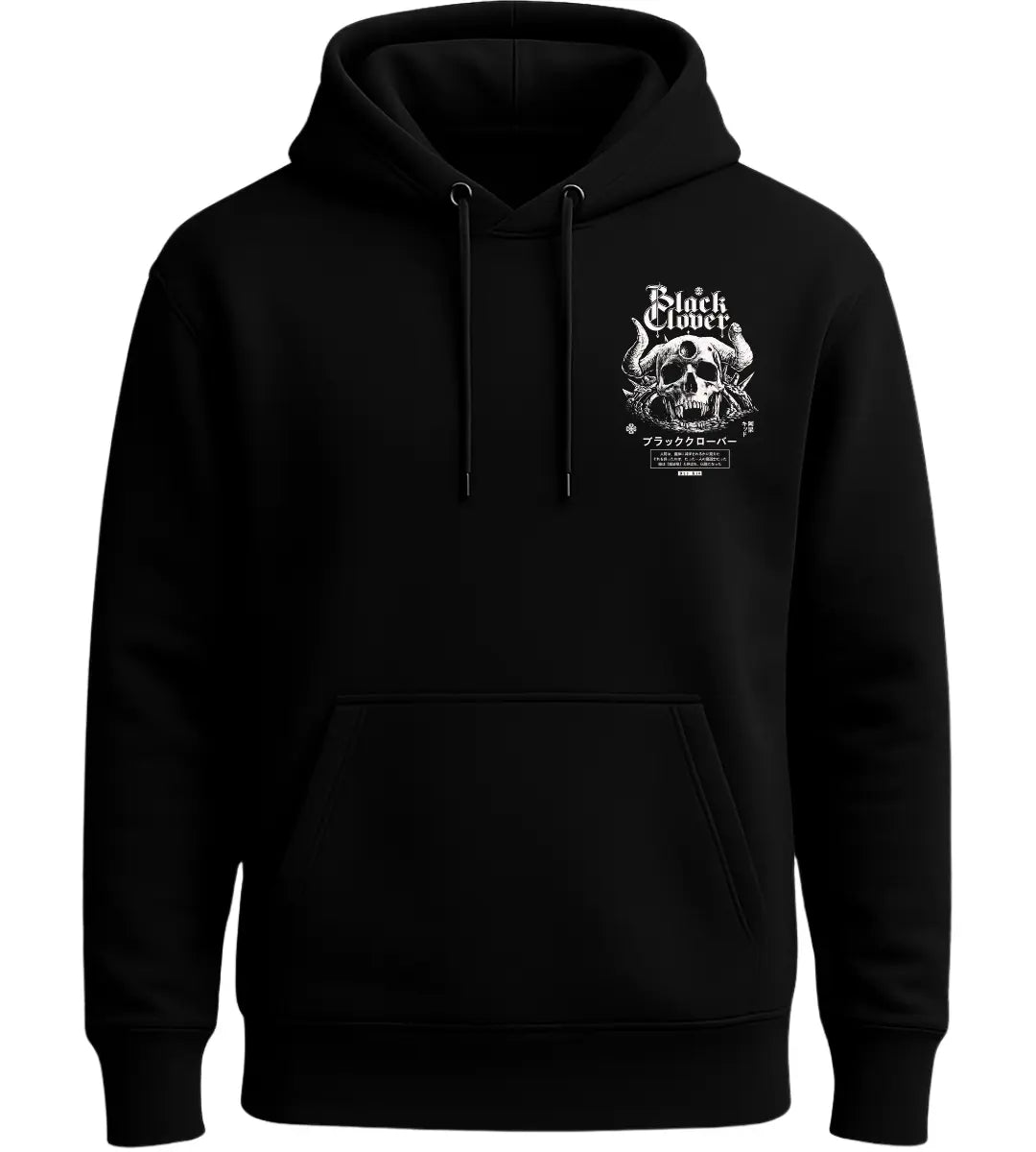 Black Clover Skull Hoodie Lorinfo