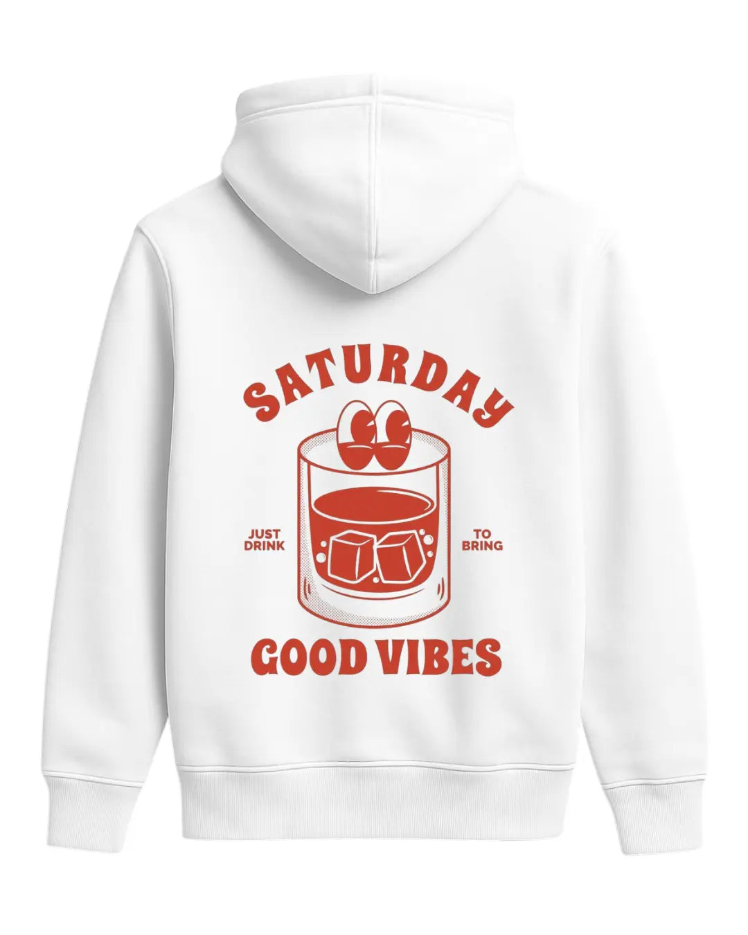 Saturday Good Vibes Oversize Hoodie Lorinfo