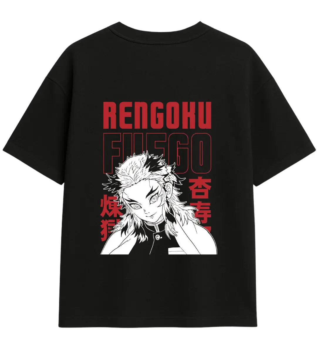 Rengoku Fuego Oversize T-Shirt Lorinfo