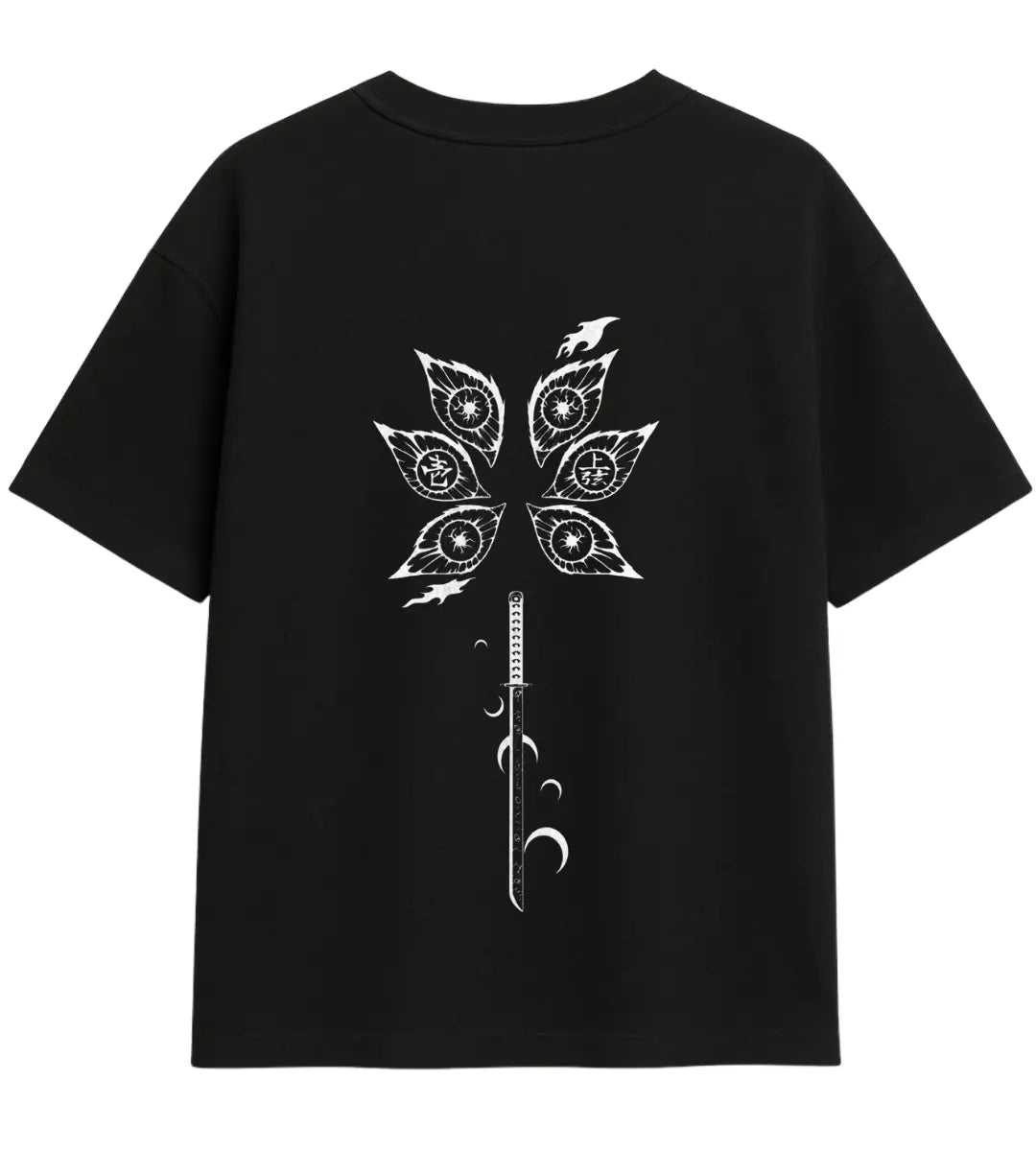 Eternal Eyes Katana Oversize T-Shirt Lorinfo