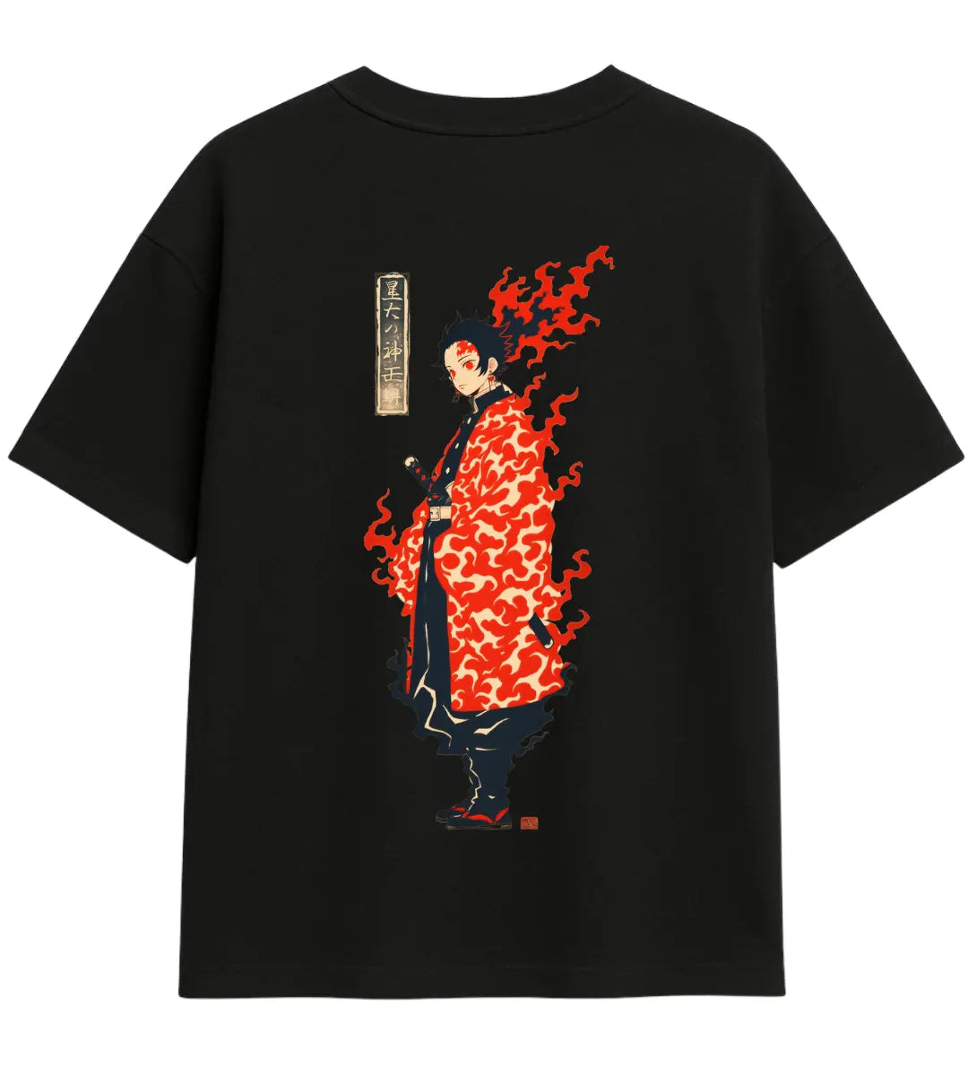 Flame Guardian Oversize T-Shirt Lorinfo