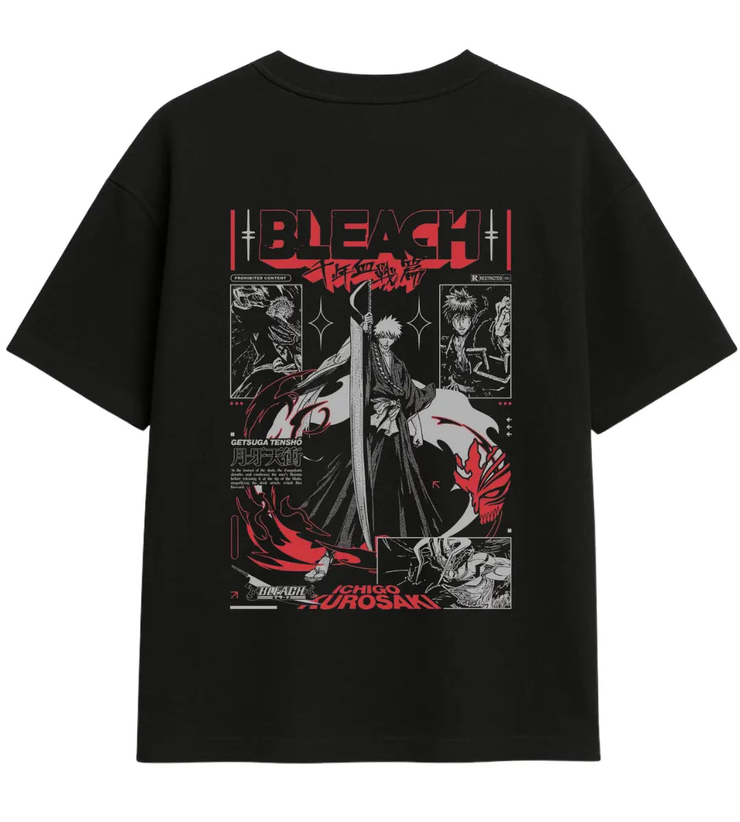 Bleach Manga Oversize T-Shirt Lorinfo