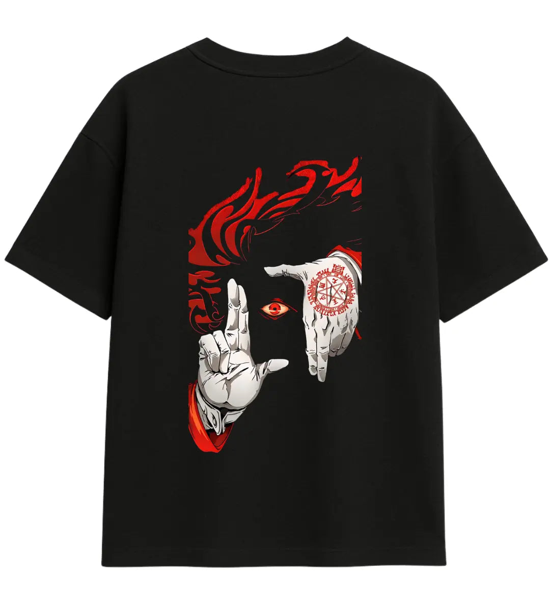 Lanetli Eller Oversize T-Shirt Lorinfo