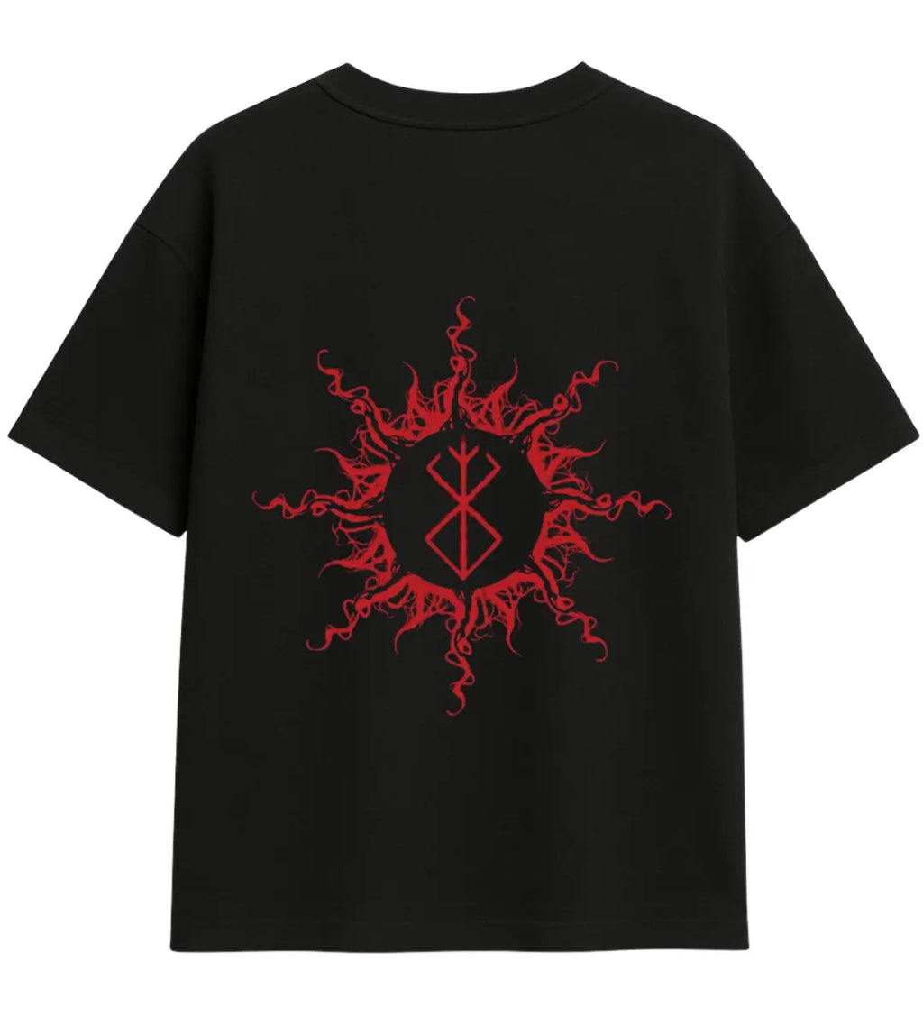 Solar Rune Oversize T-Shirt Lorinfo