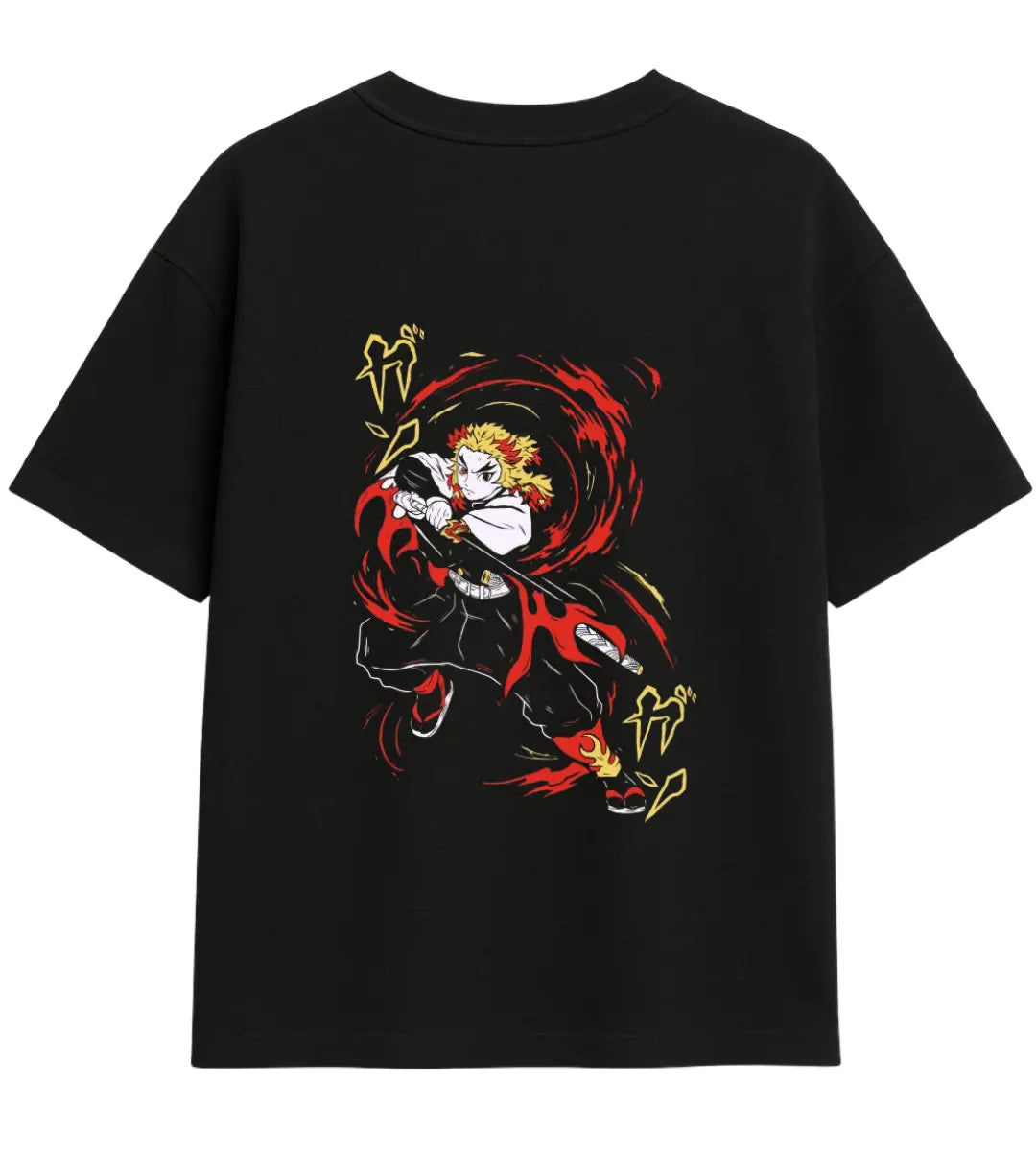 Crimson Fury Oversize T-Shirt Lorinfo