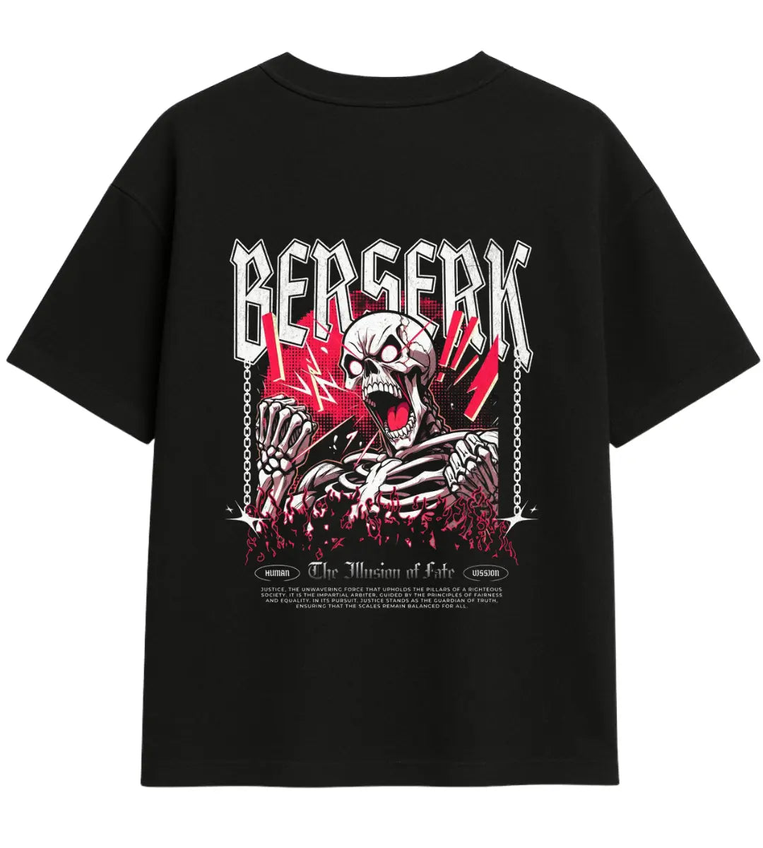 The Illusion of Fate Oversize T-shirt Lorinfo