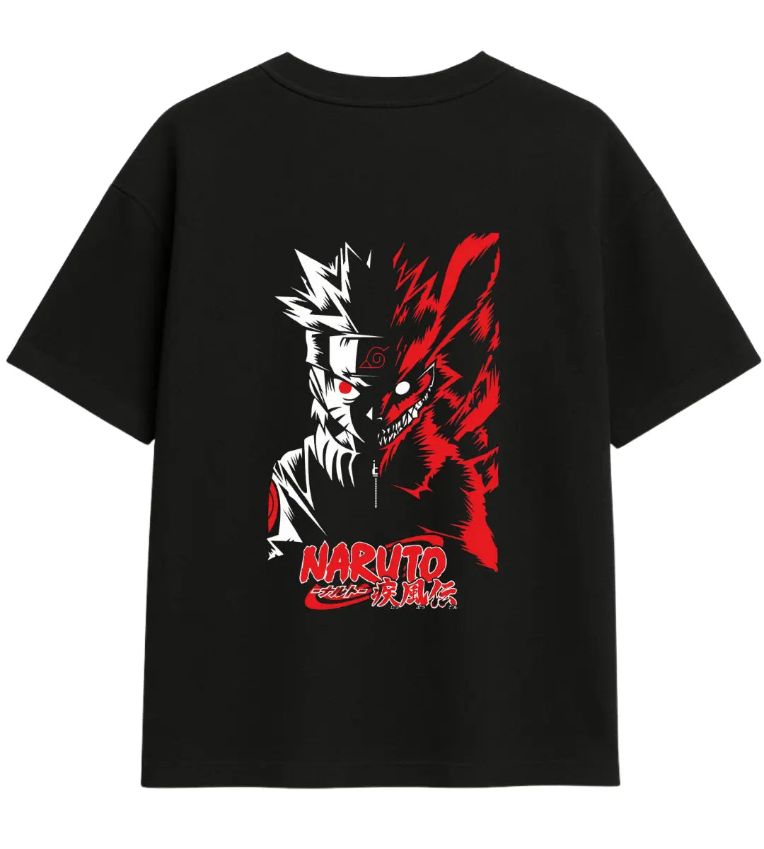 Red Fox Spirit Oversize T-Shirt Lorinfo