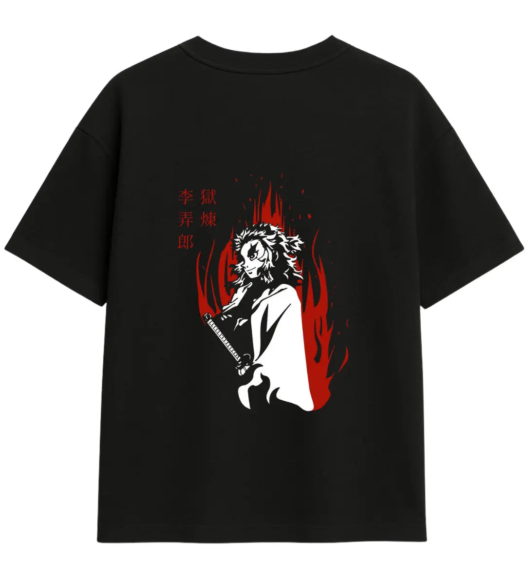 Hellfire Katana Oversize T-Shirt Lorinfo