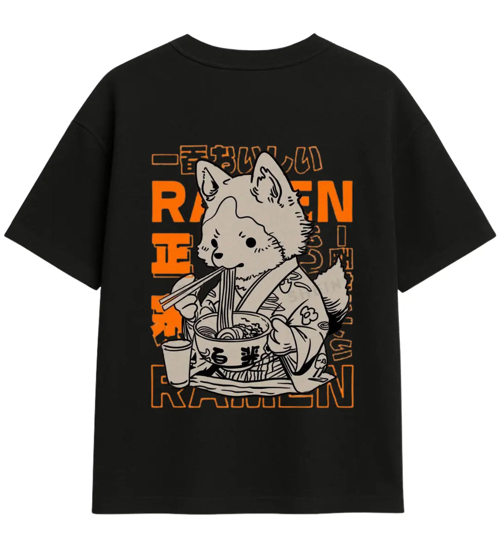 Ramen Shiba Oversize T-Shirt Lorinfo