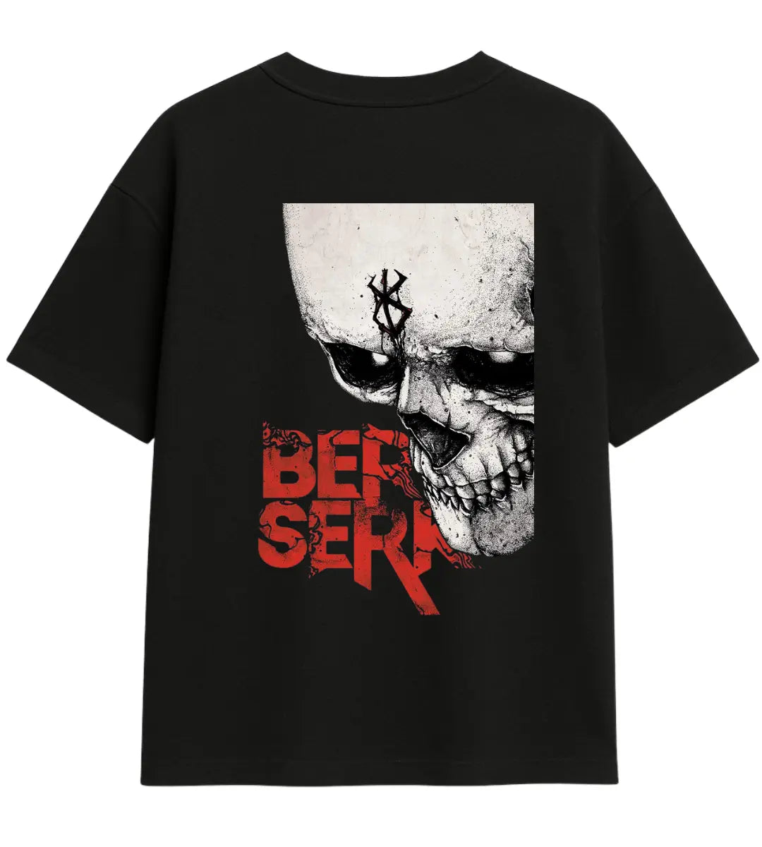 Skull Of Berserk Oversize T-Shirt Lorinfo